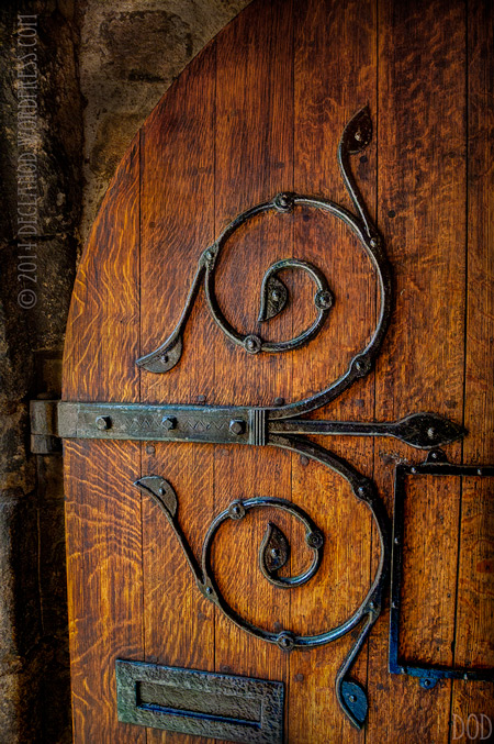 churches Hexham Tyneside Northumberland England UK doors doorways wooden old ancient